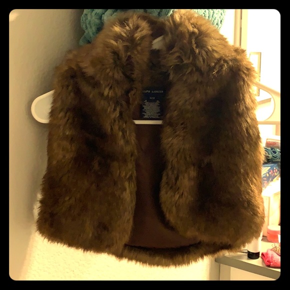 Ralph Lauren Other - Ralph Lauren 3T Faux Fir Vest